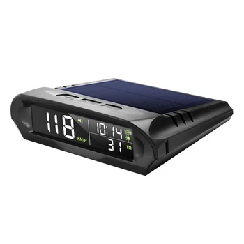 1 комплект универсального цифрового измерителя солнечной энергии автомобиля HUD X 98 GPS Спидометр Сигнализация превышения скорости Расстояние Высота Головной дисплей