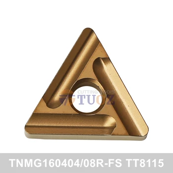 100% Оригинальные TNMG160404R-FS TNMG160408R-FS TT8115 Твердосплавные пластины TNMG 160404 160408 R-FS Токарные инструменты с ЧПУ Токарный резак