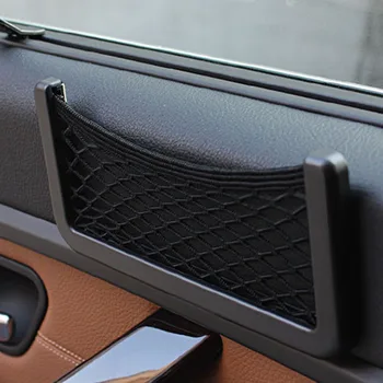 1x Автомобильная Сетчатая сумка для хранения, наклейки на коробку для Ford Focus Fusion Escort Kuga Ecosport Fiesta Falcon EDGE/Explorer/