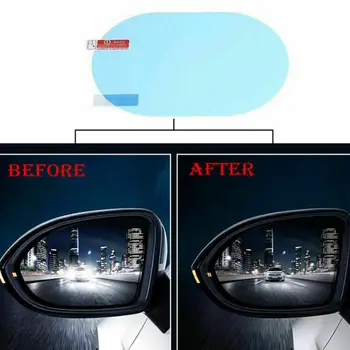 2 шт. Автомобильная непромокаемая прозрачная пленка, зеркало заднего вида, Противотуманная пленка, автоматическая прозрачная водонепроницаемая наклейка для автомобиля Volvo