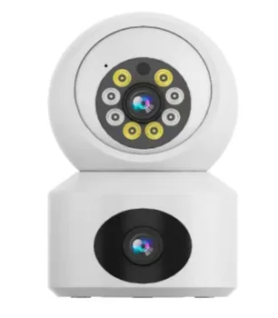 2MP 1080P V380pro APP Двухобъективная Беспроводная PTZ IP Купольная Камера AI Humanoid Detection Полноцветная Домашняя Безопасность CCTV Радионяня