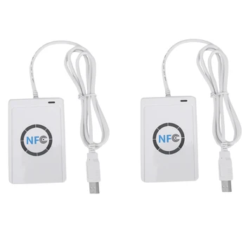 2X USB NFC Card Reader Writer ACR122U-A9 Китай Бесконтактный RFID-кард-ридер Windows Беспроводной NFC-ридер