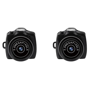 2X Крошечная мини-камера HD-видео-аудиомагнитофон Веб-камера Y2000 Camcorder Маленькая камера безопасности Secret Nanny Car Sport Mini Cam