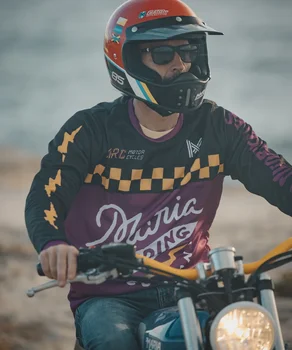 Bmx мотокросс джерси mx велоспорт джерси рубашки для горных велосипедов с длинным рукавом мотоциклетная футболка mtb enduro cross pro team джерси