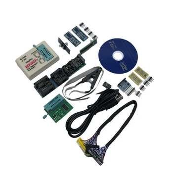 EZP2023 Программатор USB SPI с 12 адаптерами, поддержка 24 25 93 95 Компилятора EEPROM Flash Bios, Высочайшая скорость программирования