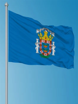 FLAGDOM 3x5 футов 90x150 см Испания Испанский флаг Мелильи
