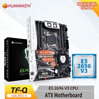 HUANANZHI X99 TF Q LGA 2011-3 Материнская плата XEON X99 Intel с комбинированным комплектом памяти XEON E5 2696 V3 DDR3 DDR4 RECC