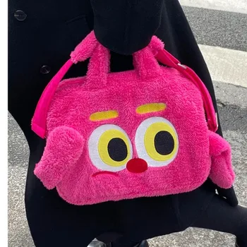 Ins Плюшевая милая розовая сумка для ноутбука 13,3 14 15 15,6 дюймов, чехол для ноутбука MacBook Air Pro, женская портативная сумка-портфель
