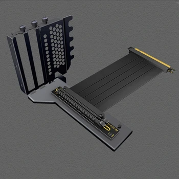 PCIE x16 Универсальный вертикальный держатель графического процессора Riser ATX Matx Чехол для видеокарты VGA Поддержка рулевого кронштейна