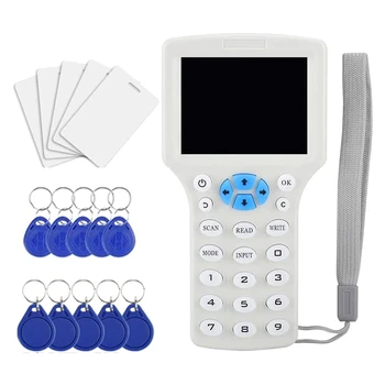 RFID NFC Копировальный Аппарат Reader Writer 10 Частотный Программатор Для ID IC Карты/Брелока И Системы Контроля доступа с UID Ключом 13,56 МГц Прочный