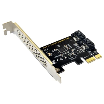 SATA3.0 PCIE Riser Card PCI-E Для SATA3.0 Карта расширения ASM1061 Адаптер 6 Гбит/с Поддержка интерфейса 2XSATA3.0 для Synology