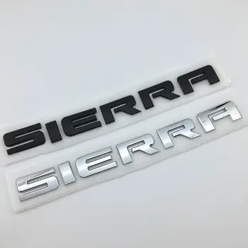 Автомобильные наклейки SIERRA для GMC Наклейки с английскими буквами логотип багажника автомобиля, наклейка для ремонта, аксессуары для этикеток, логотип GMC универсальный