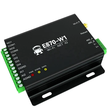 Аксессуары Wifi Edge Acquisition Gateway Контроллер ввода-вывода Ethernet RS485 4DI + 2DO + 2AI E870-W1 Протокол TCP/UDP/MQTT Modbus