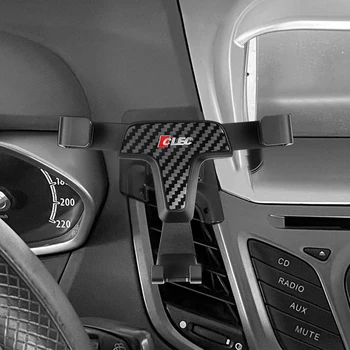 для Ford Fiesta MK7 2009-2016 Держатель для телефона на приборной панели из АБС-пластика, сплав 1 шт., горизонтальный угол не поддерживается