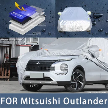 Для Mitsuishi Outlander Полная защита автомобиля от снега, солнцезащитный козырек, Водонепроницаемые пылезащитные внешние автомобильные аксессуары