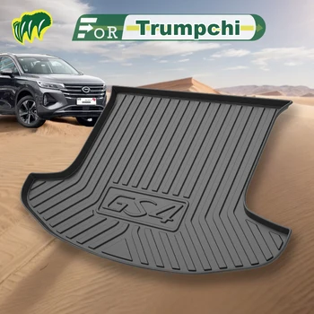 Для Trumpchi GS4 COUPE PLUS 2015-2023 Специально подобранный коврик для багажника всесезонный черный грузовой коврик 3D-формы, измеренный лазером, вкладыши для багажника