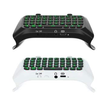 для контроллера ps5 Клавиатура с зеленой подсветкой и встроенным динамиком Клавиатура чатпада для контроллера Playstation5 T21A