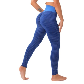 Женские бесшовные спортивные штаны с высокой талией, леггинсы для йоги, сексуальные сетчатые дышащие спортивные леггинсы, тренировочные брюки для бега, спортивная одежда