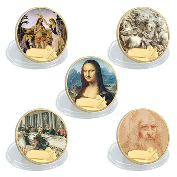 Знаменитая картина Да Винчи Изображала Памятные монеты 