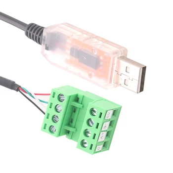 Кабель-адаптер с последовательным модулем FTDI USB НА RS485 485, соединительный преобразователь кабеля, Винтовая клемма