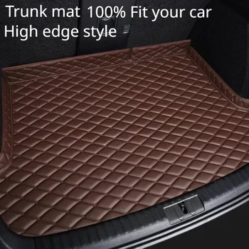 Коврики для багажника автомобиля из искусственной кожи на заказ для Cadillac Escalade XTS SLS 2010-2013 Детали интерьера Автомобильные Аксессуары Ковер