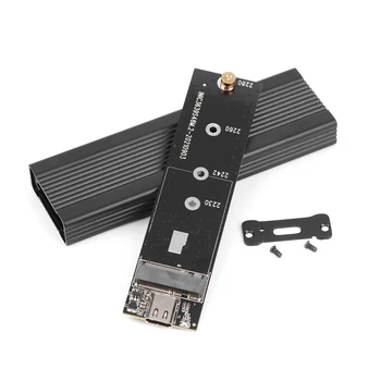 Корпус SSD USB3.1 M.2, мобильный чехол, поддерживает протокол NVME для Type-C, металлический внешний корпус жесткого диска, SSD для ноутбука, телефона