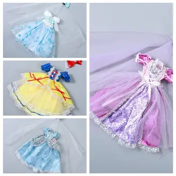 Кукольное платье принцессы из ткани, платье принцессы, красочное 30-сантиметровое кукольное платье Kawaii для 11-дюймовой куклы, аксессуары для 11-дюймовых кукол BJD