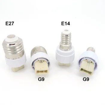Лампа E27 E14-G9 с Преобразователем Держателя лампы в розетку Для Преобразования лампочки E14-G9 E27-G9 Базовый адаптер типа держателя Огнестойкий
