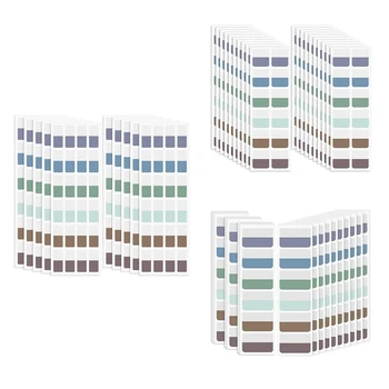 Липкие Индексные вкладки Разноцветные Самоклеящиеся Книжные вкладки Доступные для записи Вкладки Страниц Прозрачные Для Файлов Notebooks