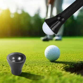 Маленький резиновый подборщик мячей для гольфа Портативный Компактный подборщик мячей для турниров по гольфу
