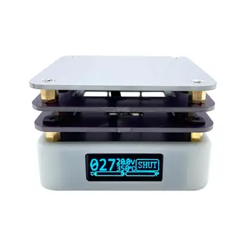 Мини-горячая плита с ЖК-дисплеем для пайки печатных плат Портативная станция предварительного нагрева