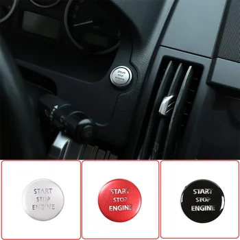 Наклейка на крышке кнопки запуска двигателя автомобиля из нержавеющей стали для автомобильных аксессуаров Land Rover Freelander 2 2007-2015 гг.