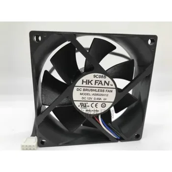 Новый вентилятор процессора для HKFAN AS8025H12 DC12V 0.45A 80*80*25 ММ Аварийный вентилятор ИБП