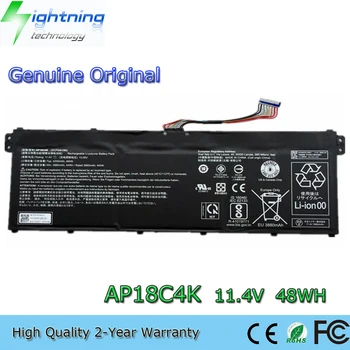 Новый Подлинный Оригинальный Аккумулятор AP18C4K 11,4 V 48Wh для ноутбука Acer Aspire 5 A514-52 A515-43 A515-44 A514-52G A515-43