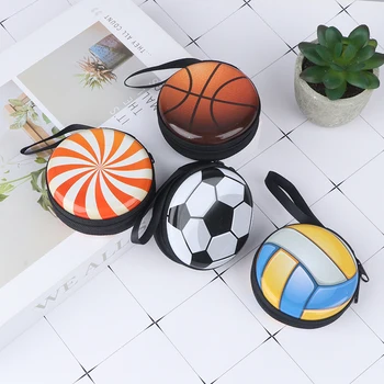Новый практичный кошелек для монет, Креативный Детский подарочный Мультяшный ящик для хранения, игрушечный кошелек в форме футбольного баскетбола