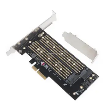 Поддержка адаптера NVME SSD к PCI-EX4 M-Key B-Key SSD PCIE к адаптеру M.2 Прямая поставка