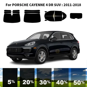 Предварительно Обработанная нанокерамика car UV Window Tint Kit Автомобильная Пленка Для Окон PORSCHE CAYENNE 4 DR SUV 2011-2018