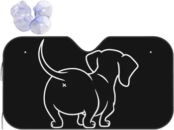Симпатичная собака-такса-колбаса Солнцезащитный козырек на лобовое стекло для автомобиля, грузовика, Солнцезащитный козырек для автомобиля, автоматический Солнцезащитный козырек