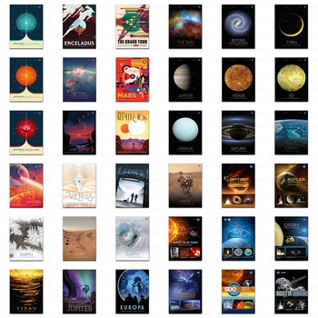 Скандинавские абстрактные плакаты Jpl о космических путешествиях, обсерватории Солнечной динамики, Солнечной системе и за ее пределами, принты, художественный плакат, декор стен